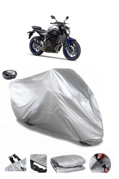 Yamaha MT-07 Su  Geçirmez Motosiket Brandası Arka Çanta Uyumlu ürün görseli 1