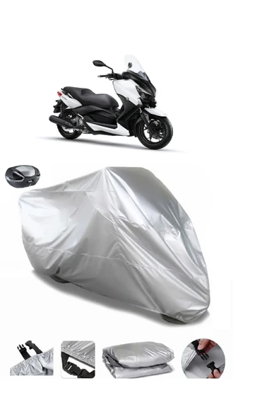 Yamaha X-Max 250 Tech Max Su  Geçirmez Motosiket Brandası Arka Çanta Uyumlu ürün görseli 1