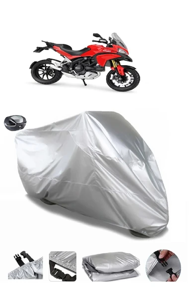 Ducati Multistrada 1200S Su  Geçirmez Motosiket Brandası Arka Çanta Uyumlu ürün görseli 1