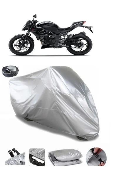 Kawasaki Z 250SL Su  Geçirmez Motosiket Brandası Arka Çanta Uyumlu ürün görseli 1