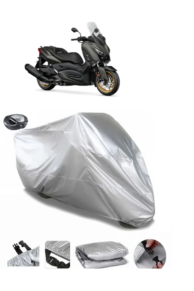 Yamaha X-Max 400 Su  Geçirmez Motosiket Brandası Arka Çanta Uyumlu ürün görseli 1