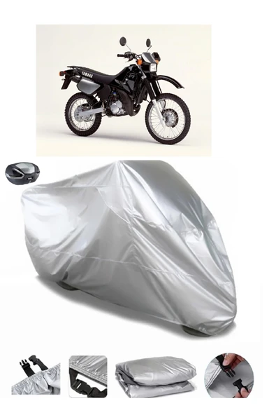 Yamaha DT 125 R Su  Geçirmez Motosiket Brandası Arka Çanta Uyumlu ürün görseli 1