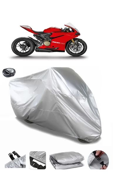 Ducati Panigale 1199 R Su  Geçirmez Motosiket Brandası Arka Çanta Uyumlu ürün görseli 1