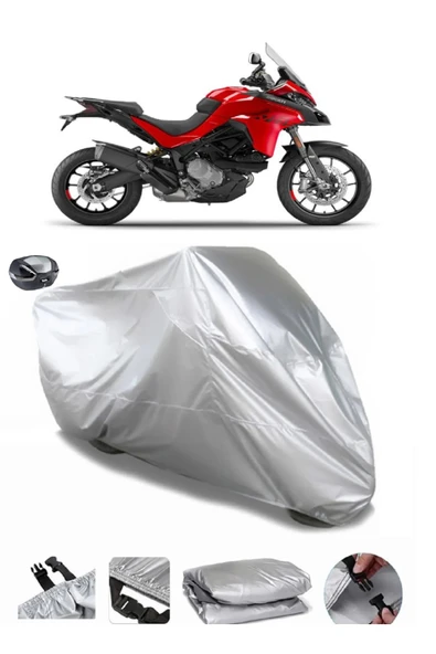Ducati Multistrada V2 S Su  Geçirmez Motosiket Brandası Arka Çanta Uyumlu ürün görseli 1