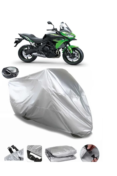 Kawasaki Versys 650 Su  Geçirmez Motosiket Brandası Arka Çanta Uyumlu ürün görseli 1