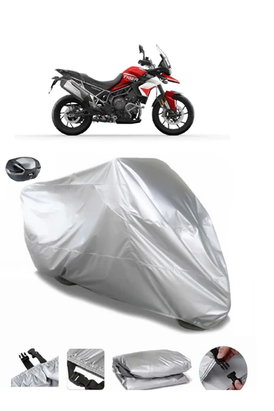 Triumph Tiger 900 Su  Geçirmez Motosiket Brandası Arka Çanta Uyumlu ürün görseli 1