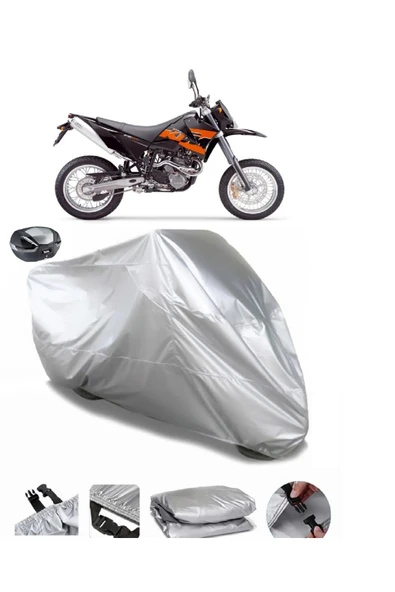 KTM 640 LC4 Su  Geçirmez Motosiket Brandası Arka Çanta Uyumlu ürün görseli 1