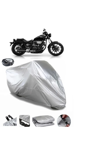 Yamaha XVS 950 CU Su  Geçirmez Motosiket Brandası Arka Çanta Uyumlu ürün görseli 1