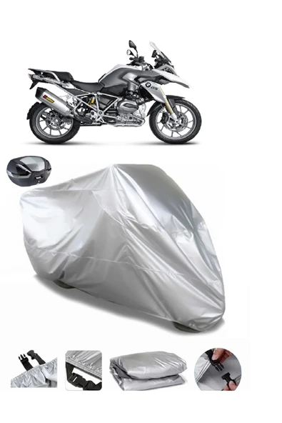 Bmw R 1200 GS Su  Geçirmez Motosiket Brandası Arka Çanta Uyumlu ürün görseli 1