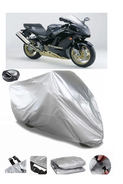 Kawasaki ZX-12 R Su  Geçirmez Motosiket Brandası Arka Çanta Uyumlu ürün görseli 1