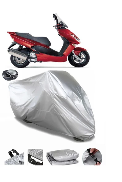Aprilia Leonardo 250 Su  Geçirmez Motosiket Brandası Arka Çanta Uyumlu ürün görseli 1