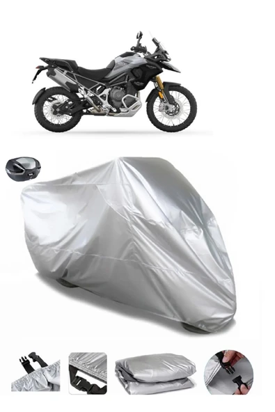 Triumph Tiger Su  Geçirmez Motosiket Brandası Arka Çanta Uyumlu ürün görseli 1