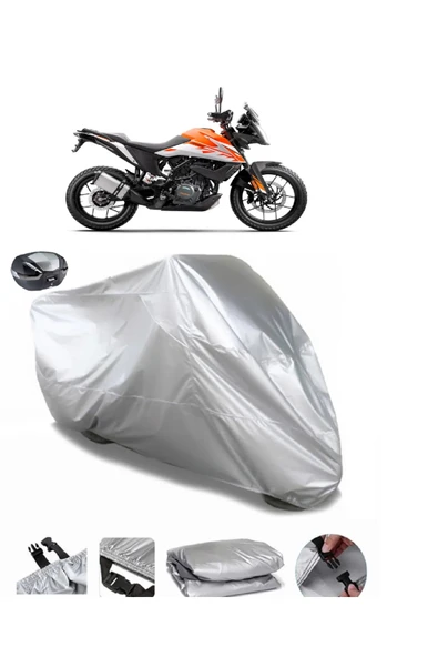 KTM 250 Adventure Su  Geçirmez Motosiket Brandası Arka Çanta Uyumlu ürün görseli 1