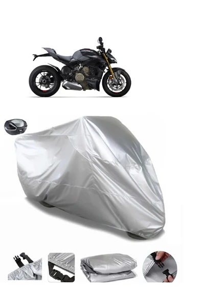 Ducati Streetfighter V4 S Su  Geçirmez Motosiket Brandası Arka Çanta Uyumlu ürün görseli 1