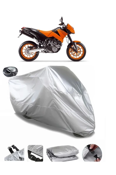 KTM 640 Duke II Su  Geçirmez Motosiket Brandası Arka Çanta Uyumlu ürün görseli 1