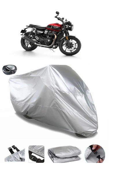 Triumph Speed Twin Su  Geçirmez Motosiket Brandası Arka Çanta Uyumlu ürün görseli 1