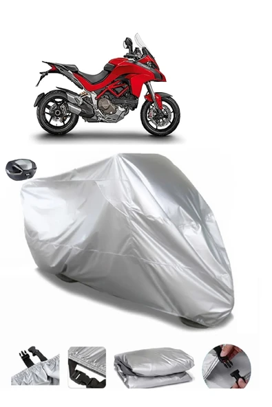Ducati Multistrada 1200 Su  Geçirmez Motosiket Brandası Arka Çanta Uyumlu ürün görseli 1