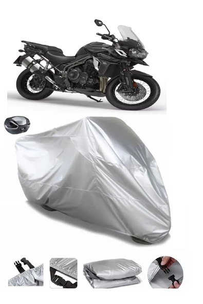 Triumph Tiger Explorer XC Su  Geçirmez Motosiket Brandası Arka Çanta Uyumlu ürün görseli 1
