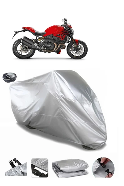 Ducati Monster 1200 R Su  Geçirmez Motosiket Brandası Arka Çanta Uyumlu ürün görseli 1