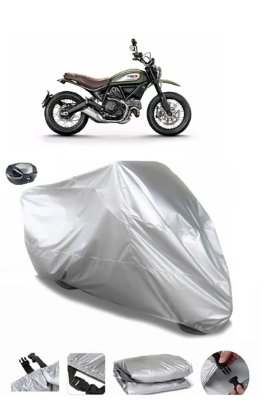 Ducati Scrambler Urban Enduro Su  Geçirmez Motosiket Brandası Arka Çanta Uyumlu ürün görseli 1