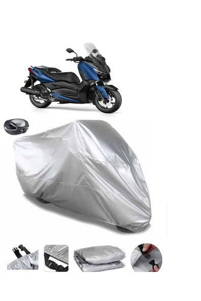 Yamaha X-Max 125 Iron Max ABS Su  Geçirmez Motosiket Brandası Arka Çanta Uyumlu ürün görseli 1