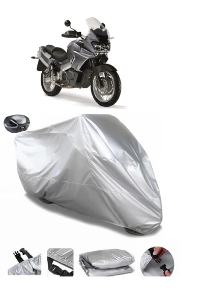 Aprilia Caponord 1000 ETV ABS Su  Geçirmez Motosiket Brandası Arka Çanta Uyumlu ürün görseli 1
