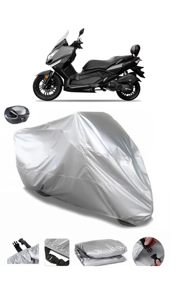 Yuki T9 Strom 125 Su  Geçirmez Motosiket Brandası Arka Çanta Uyumlu ürün görseli 1