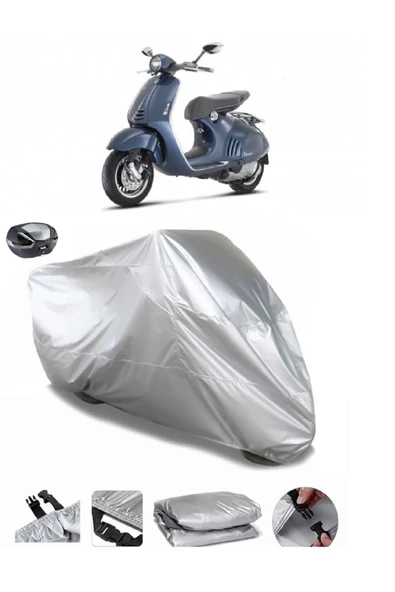 Vespa 946 125 i.e. Su  Geçirmez Motosiket Brandası Arka Çanta Uyumlu ürün görseli 1