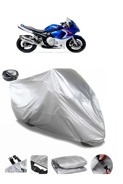 Suzuki GSX 650 F Su  Geçirmez Motosiket Brandası Arka Çanta Uyumlu ürün görseli 1
