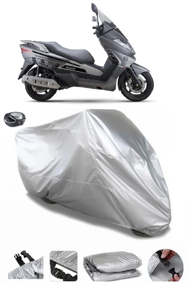 Benelli Zafferano Su  Geçirmez Motosiket Brandası Arka Çanta Uyumlu ürün görseli 1