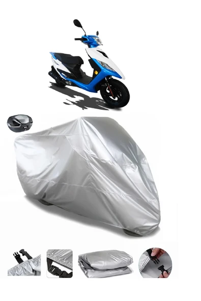 Apachi Alfa 50 Su  Geçirmez Motosiket Brandası Arka Çanta Uyumlu ürün görseli 1