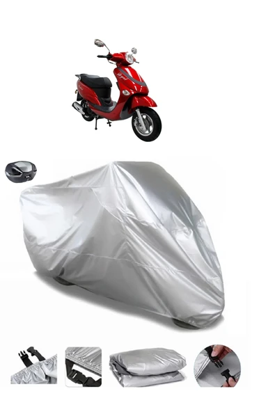 Mondial 100 Loyal Su  Geçirmez Motosiket Brandası Arka Çanta Uyumlu ürün görseli 1