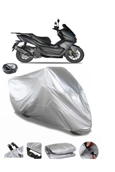 Yuki Vampire 125 Su  Geçirmez Motosiket Brandası Arka Çanta Uyumlu ürün görseli 1