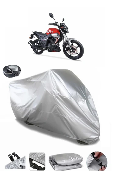 Arora MT 125Su  Geçirmez Motosiket Brandası Arka Çanta Uyumlu ürün görseli 1