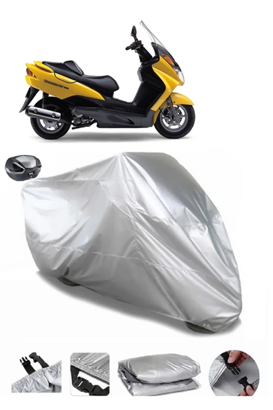 Suzuki Burgman UH 150 Su  Geçirmez Motosiket Brandası Arka Çanta Uyumlu ürün görseli 1