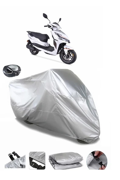 Arora Verano AR 50-9 Su  Geçirmez Motosiket Brandası Arka Çanta Uyumlu ürün görseli 1