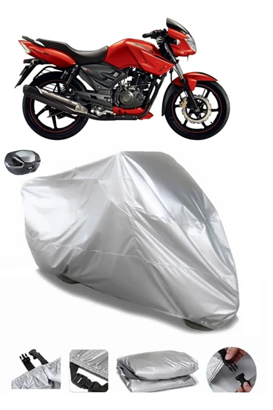 TVS Apache RTR 150 Su  Geçirmez Motosiket Brandası Arka Çanta Uyumlu ürün görseli 1