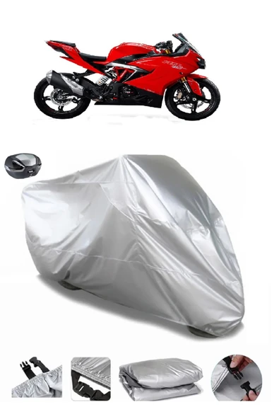 TVS Apache RR310 Su  Geçirmez Motosiket Brandası Arka Çanta Uyumlu ürün görseli 1