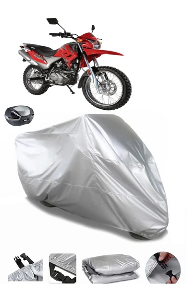 Arora AR 200 GY Cross Su  Geçirmez Motosiket Brandası Arka Çanta Uyumlu ürün görseli 1