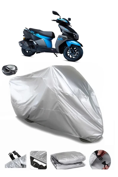 TVS Ntorq 125 Su  Geçirmez Motosiket Brandası Arka Çanta Uyumlu ürün görseli 1