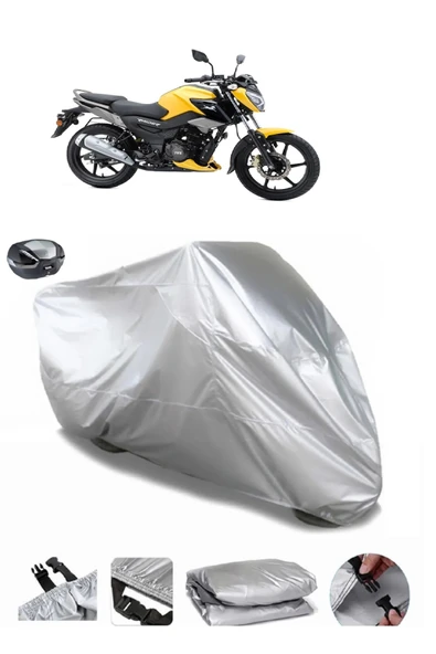 TVS Raider 125 Su  Geçirmez Motosiket Brandası Arka Çanta Uyumlu ürün görseli 1