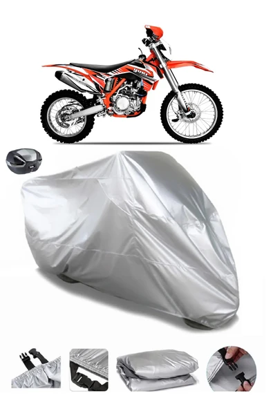 Yuki Dirty Paws Offroad Su  Geçirmez Motosiket Brandası Arka Çanta Uyumlu ürün görseli 1