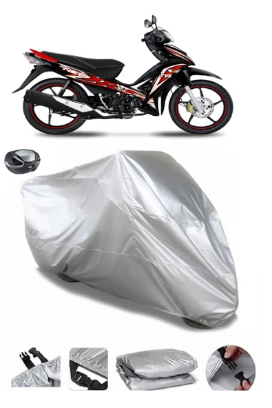 TVS Neo X3i Su  Geçirmez Motosiket Brandası Arka Çanta Uyumlu ürün görseli 1
