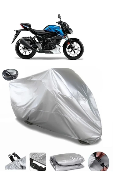 Suzuki GSX-S 125 Su  Geçirmez Motosiket Brandası Arka Çanta Uyumlu ürün görseli 1