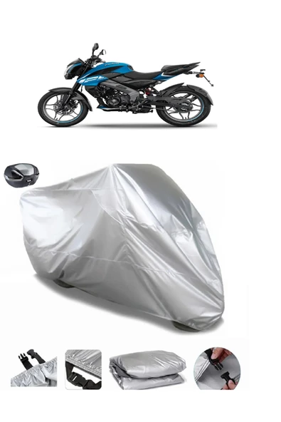 Bajaj Pulsar NS 125 Su  Geçirmez Motosiket Brandası Arka Çanta Uyumlu ürün görseli 1