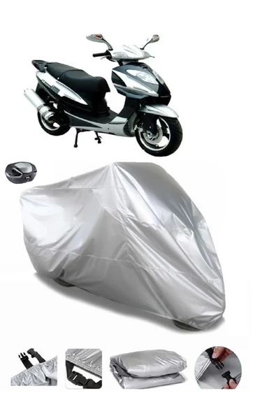 Mondial 150 HS Su  Geçirmez Motosiket Brandası Arka Çanta Uyumlu ürün görseli 1