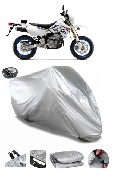 Suzuki DRZ400 SM Su  Geçirmez Motosiket Brandası Arka Çanta Uyumlu ürün görseli 1