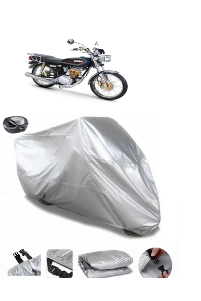 Kuba Çita 100R Gold Su  Geçirmez Motosiket Brandası Arka Çanta Uyumlu ürün görseli 1
