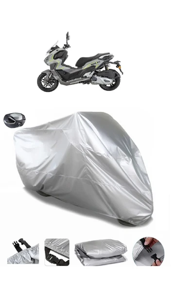 Mondial 250 Ressivo Su  Geçirmez Motosiket Brandası Arka Çanta Uyumlu ürün görseli 1