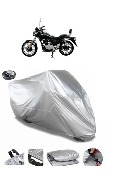 Mondial 150 Sentor Su  Geçirmez Motosiket Brandası Arka Çanta Uyumlu ürün görseli 1